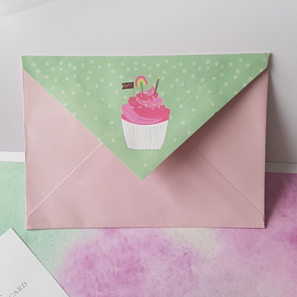 2 pcs C R Gibson Luxury Card Happy Birthday to You (1 Card with Envelope) - Picture 8 of 16